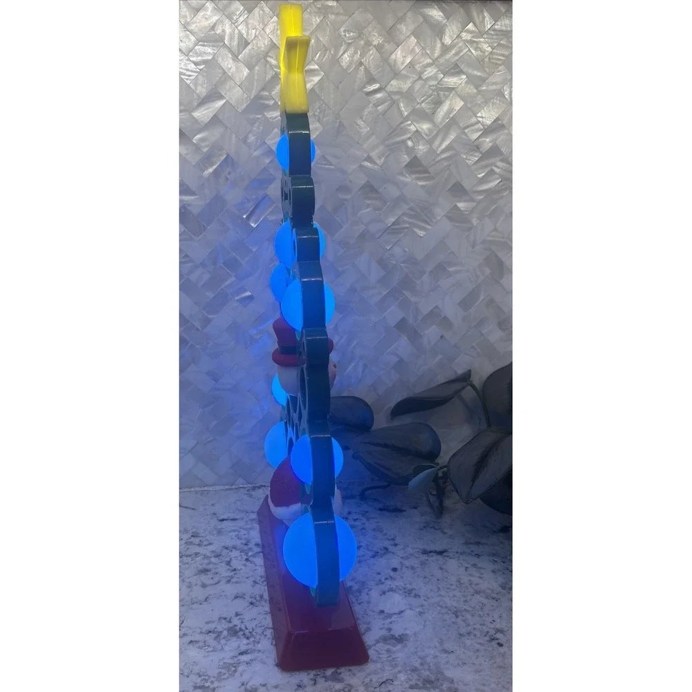 LED Light Projection Christmas Tree Musical Snowman Winter Wonder Lane